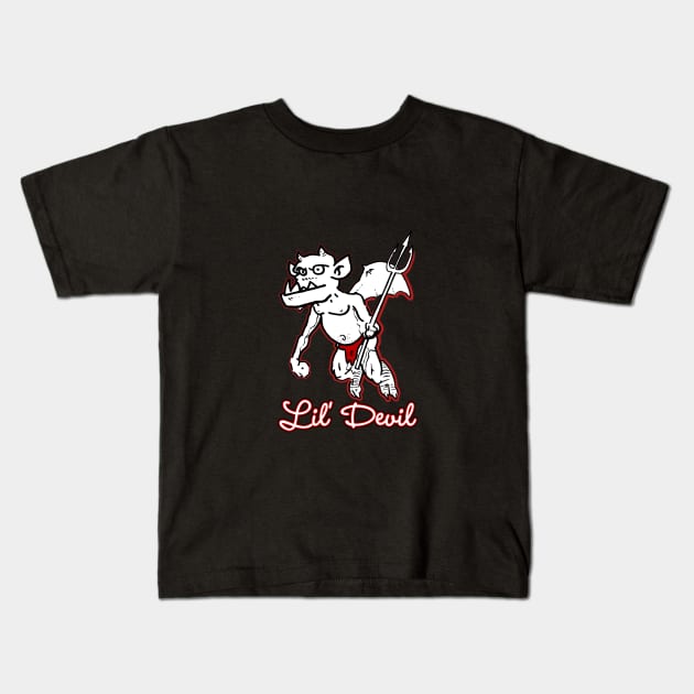 Lil'Devil Kids T-Shirt by carlomanara